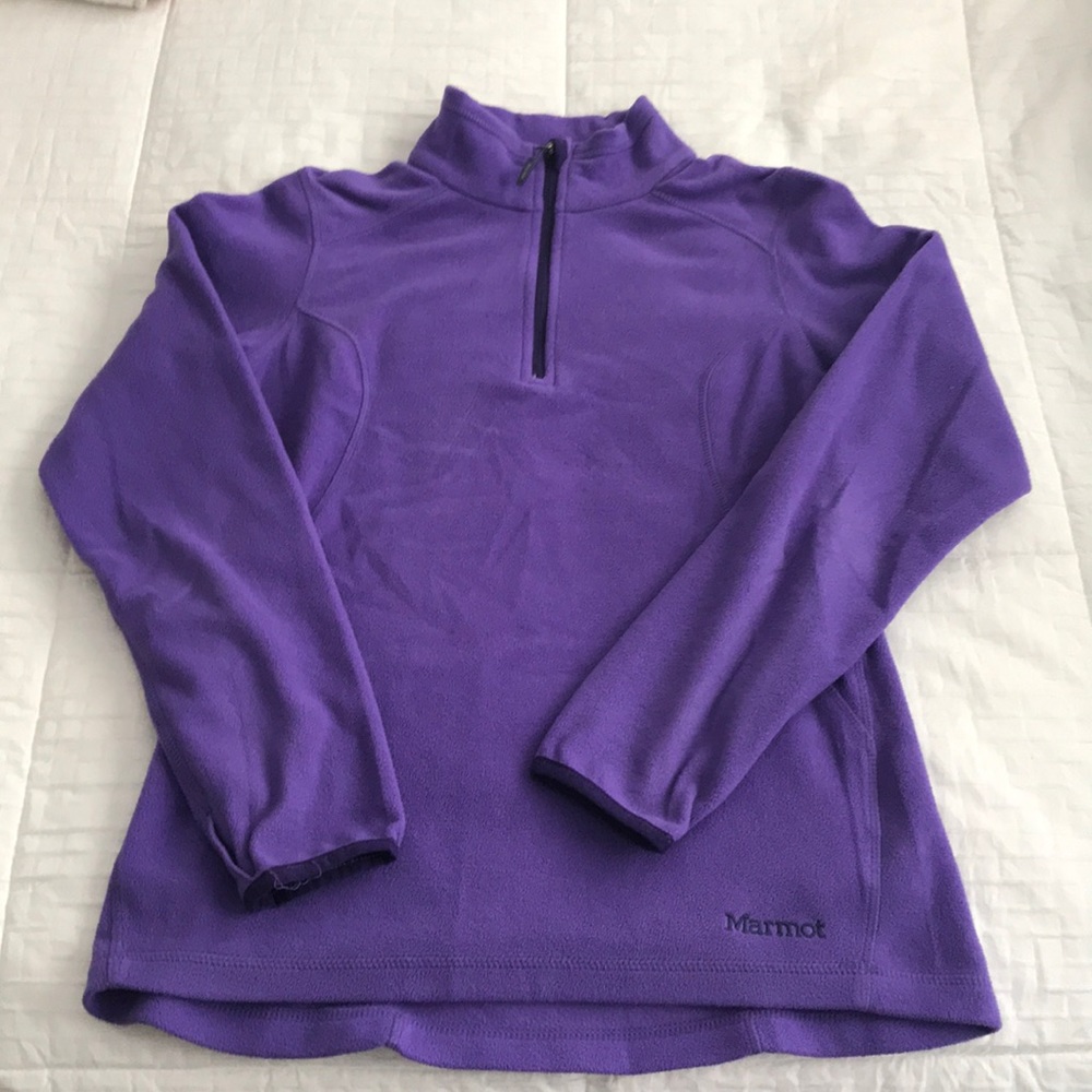 Ladies Marmot polartec fleece quarter zip pullover